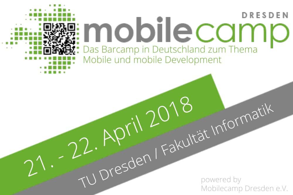 MobileCamp Dresden 2018 Banner