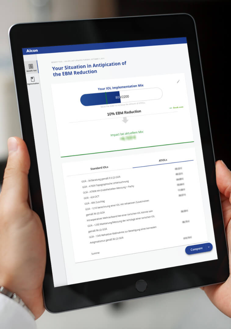 Digitalisierung im Vertrieb mit dem Alcon Benefit Tool
