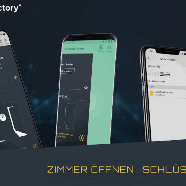 Stevie Award Gewinn Screenshots der MKey App